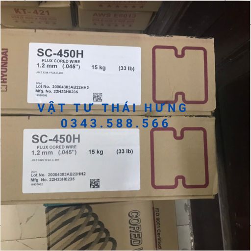 Dây hàn Mig chịu mài mòn SC-450H Hyundai Hàn Quốc