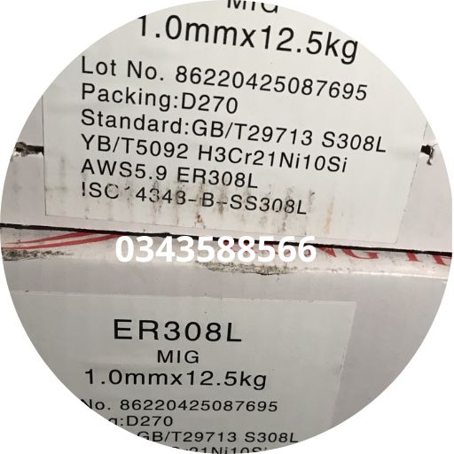 Dây hàn Mig inox 308 1.0 ly