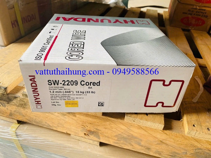 Dây hàn lõi thuốc SW-2209 Hyundai nhập Hàn Quốc