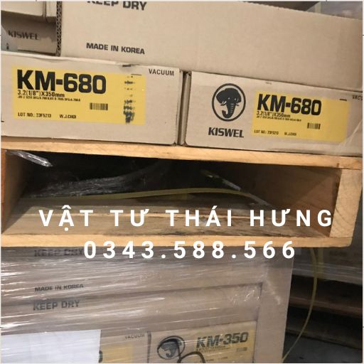 Que hàn chống mài mòn Kiswel KM-680 3.2 - 4.0 mm