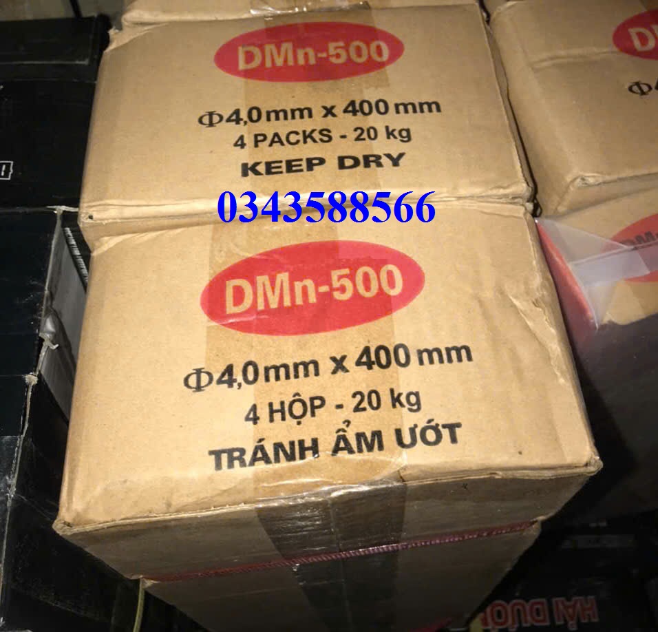 Que hàn Dmn 500 hàn đắp chống chịu mài mòn
