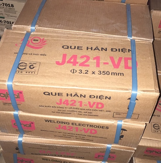 Que hàn điện J421 Việt Đức