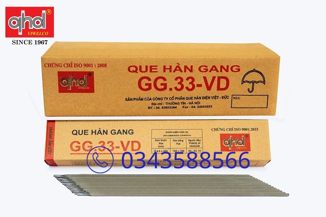 Que hàn gang G33 Việt Đức ( GG.33-VD)