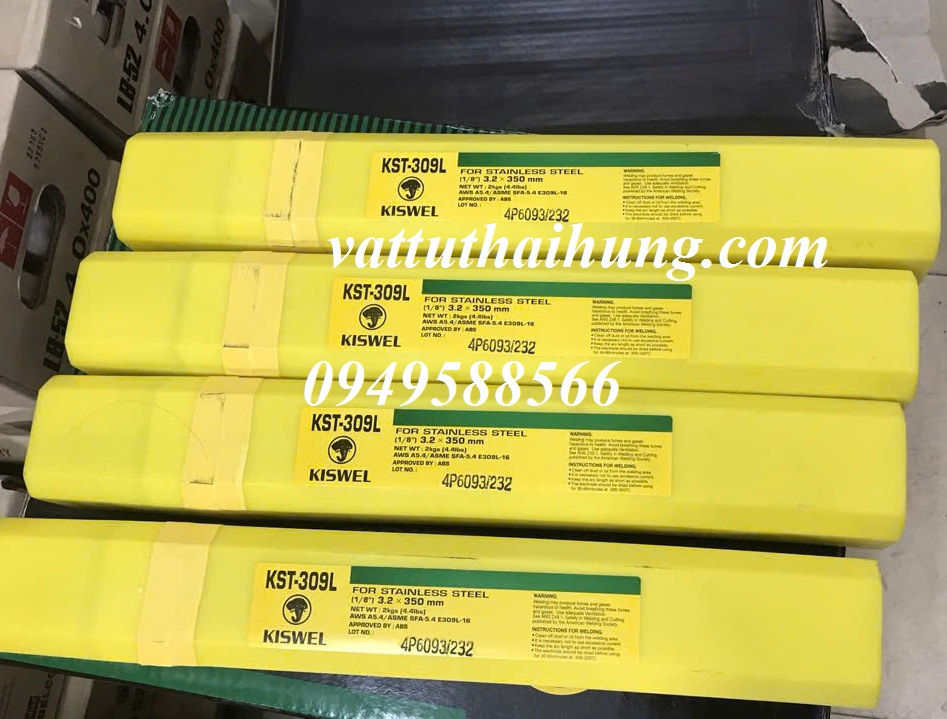 Que hàn inox 309L 3.2 mm (KST-309L) Kiswel Hàn Quốc