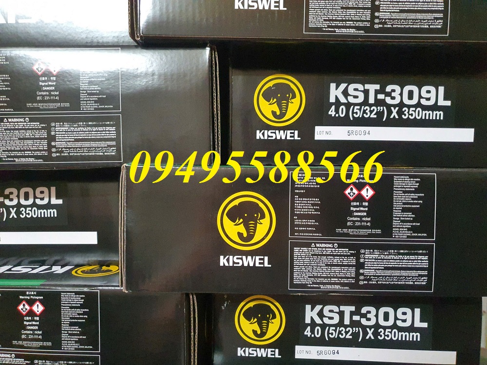 Que hàn inox Kiswel KST-309L 4.0 mm tiêu chuẩn AWS A5.4 E309L-16