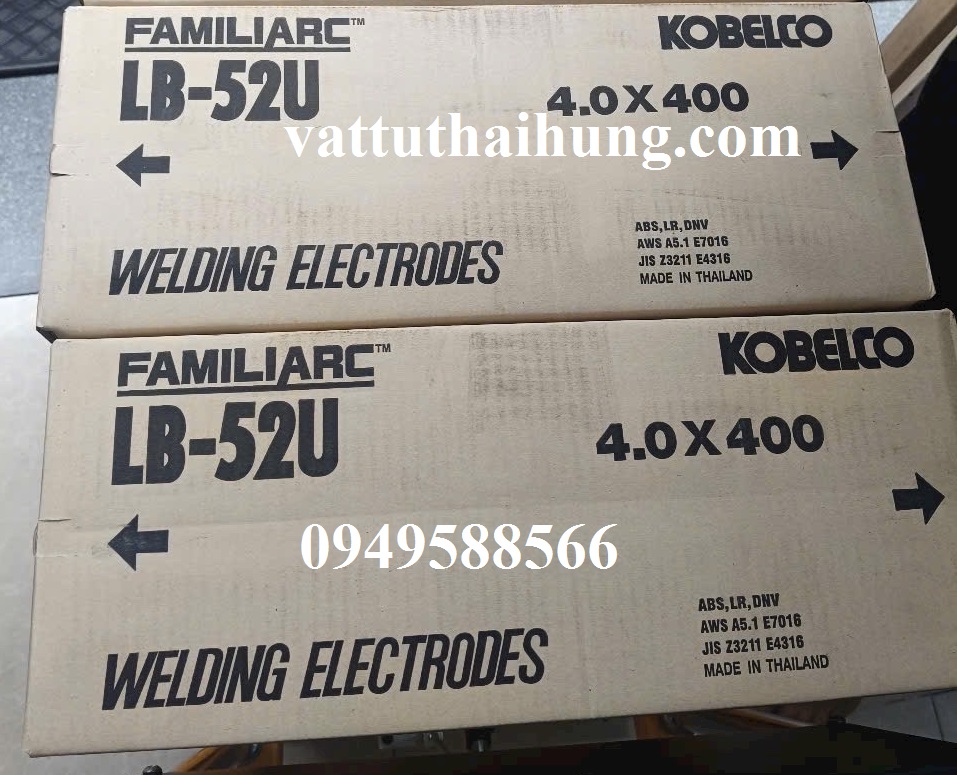 Que hàn LB-52U Kobelco chuyên dùng hàn lớp lót