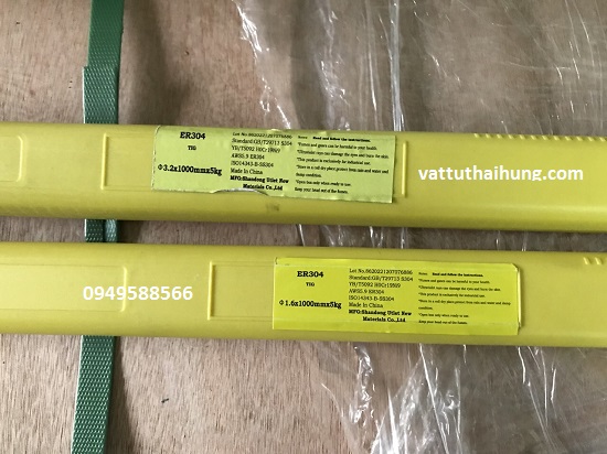 Que hàn TIG inox 304 vật liệu hàn bù inox giá rẻ