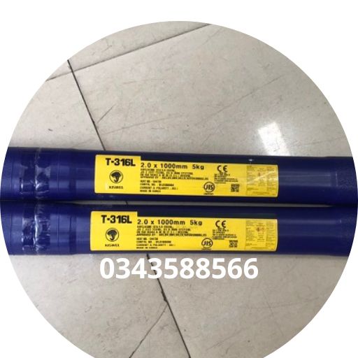 Que hàn Tig inox  T-316L 2.0 mm Kiswel Hàn Quốc